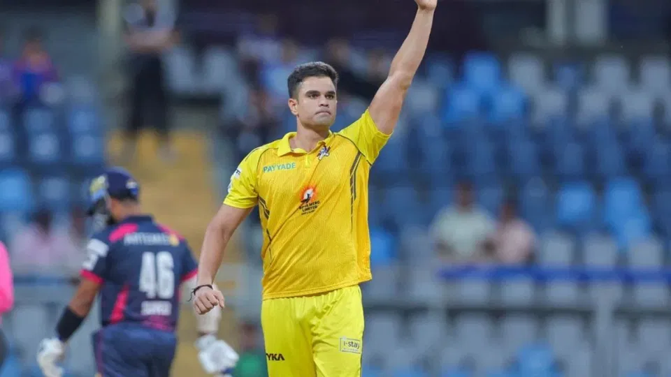 Arjun Tendulkar Dismisses Sachin In Mumbai