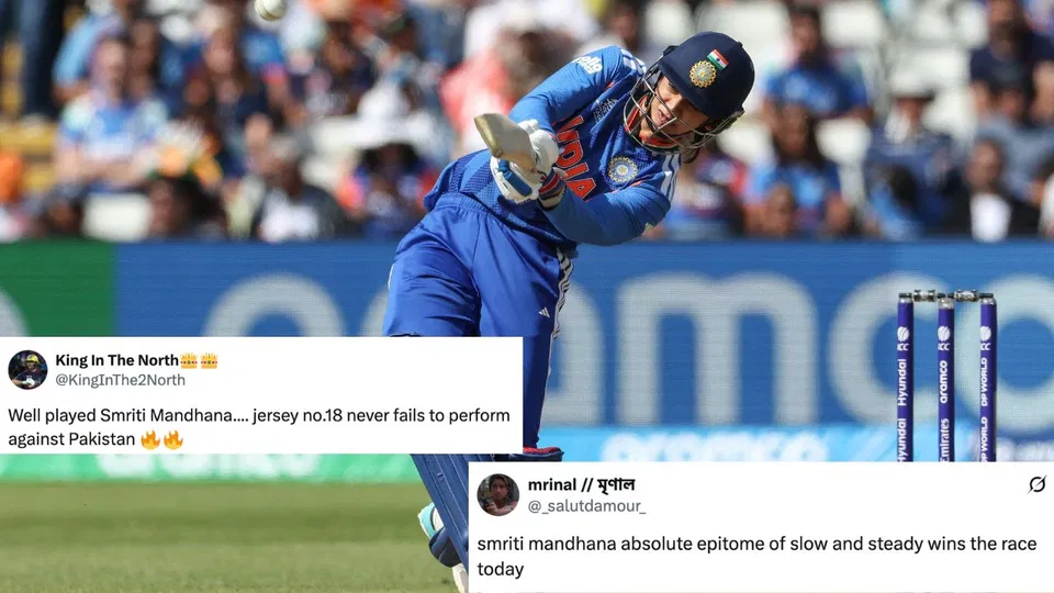 "Jersey No. 18 Never Fails Vs Pakistan": Fans Hail Smriti Mandhana For Saving India