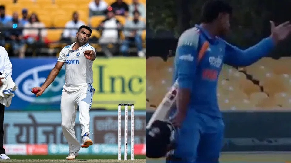R Ashwin reacts to Sooryavanshi's fight [Source: AFP, X]
